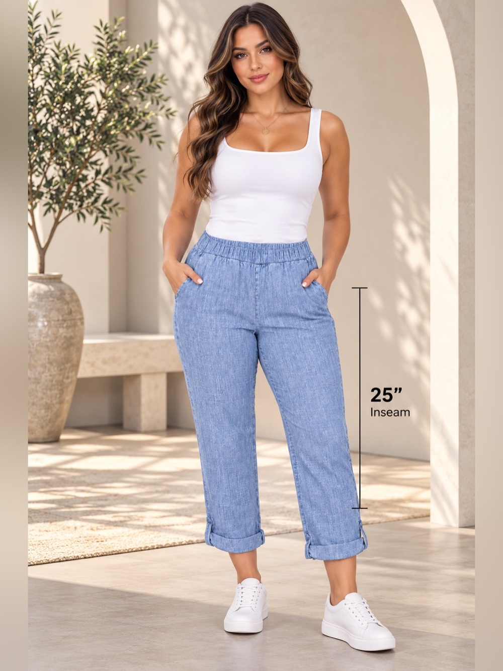 Rachel Roy Women's Light Blue Casual Pants - Size Medium